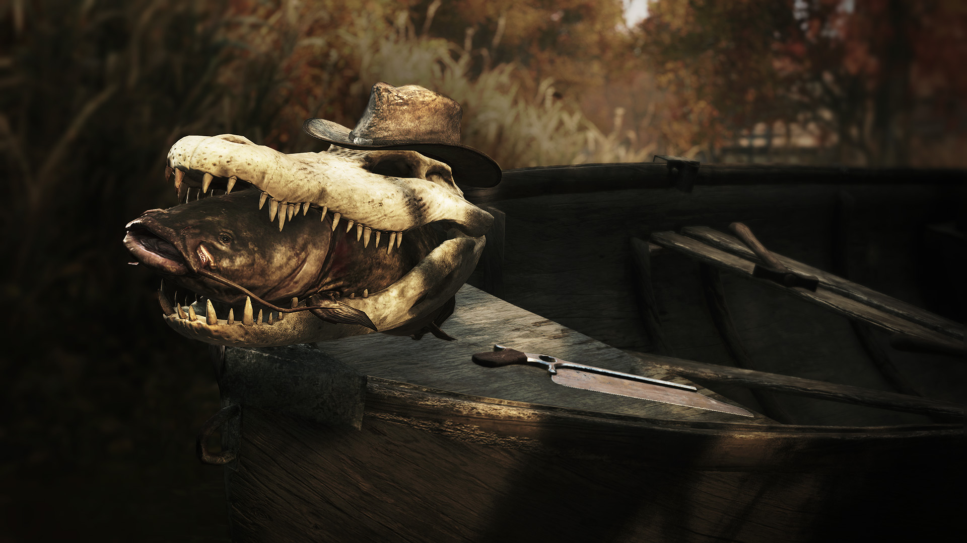 Hunt: Showdown - Do you know the gruesome story behind the famous Catfish  Easter Egg? 👀 It seems like it's moving! (Image by The Legend of Redshirt)